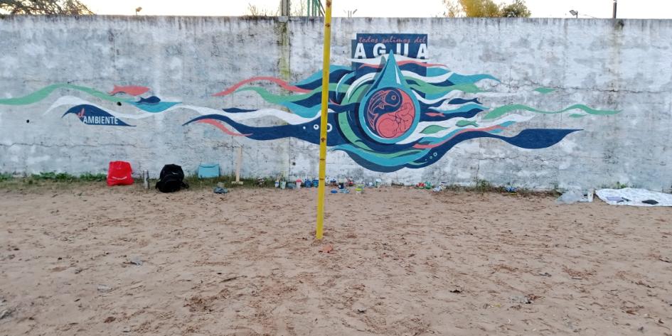 Mural del Liceo Santa Isabel en Paso de los Toros Mural en Paso de los Toros