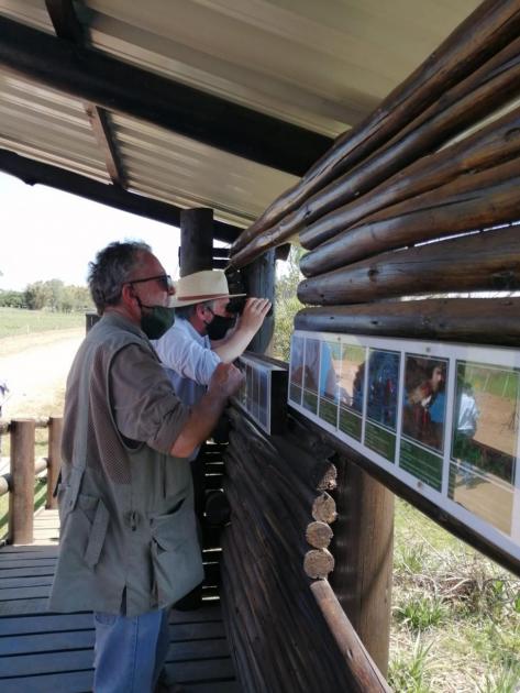 Subsecretario de Ambiente en Mirador en Paisaje Protegido Valle del Lunarejo