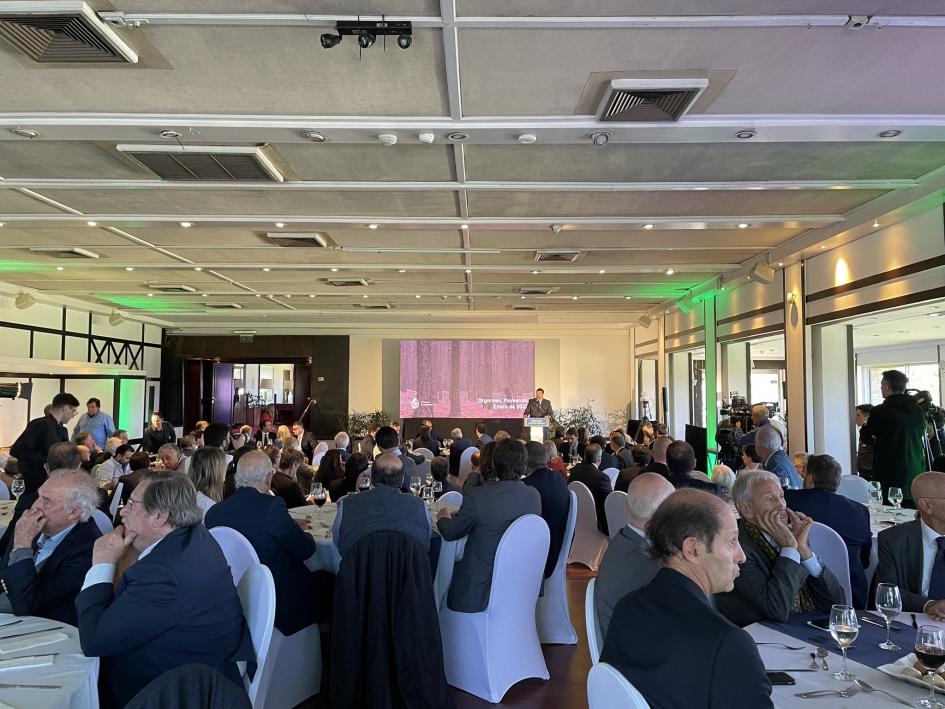 Ministro Peña en evento Construcción Ministro Peña en evento Construcción