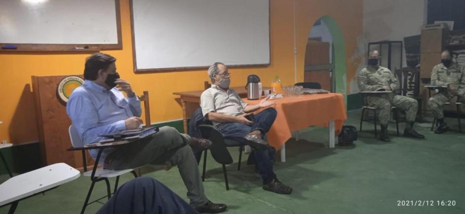 Reunión del Ministerio de Ambiente en Rocha