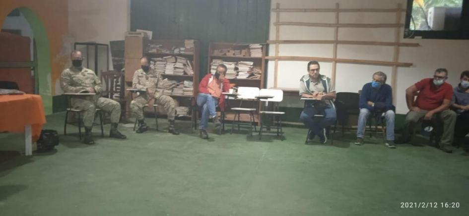 Reunión del Ministerio de Ambiente en Rocha