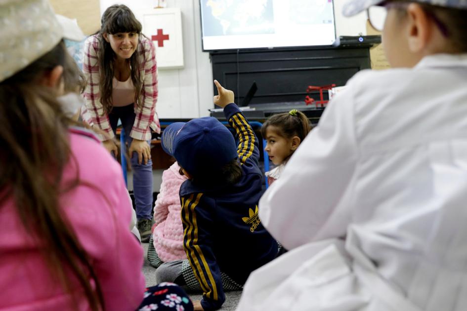 Las escuelas Nº 18 y Nº25, de Santa Rosa, participan del taller de aguas subterráneas