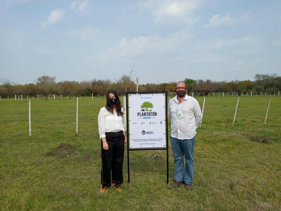 Plantatón 2020 en Salto Plantatón 2020