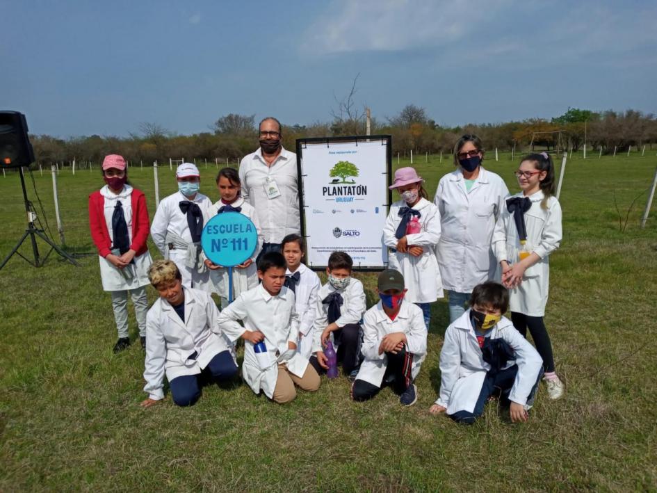 Plantatón 2020 en Salto Plantatón 2020