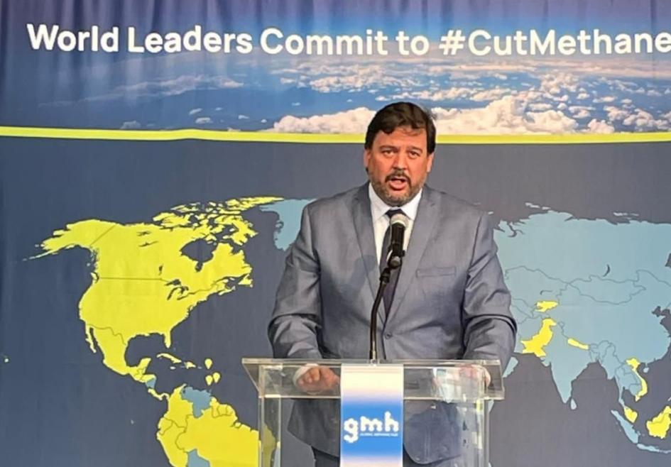 Ministro Peña en el “Global Methane Pledge Side event” Ministro Peña en el “Global Methane Pledge Side event”