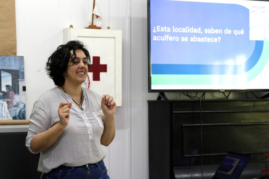 Las escuelas Nº 18 y Nº25, de Santa Rosa, participan del taller de aguas subterráneas