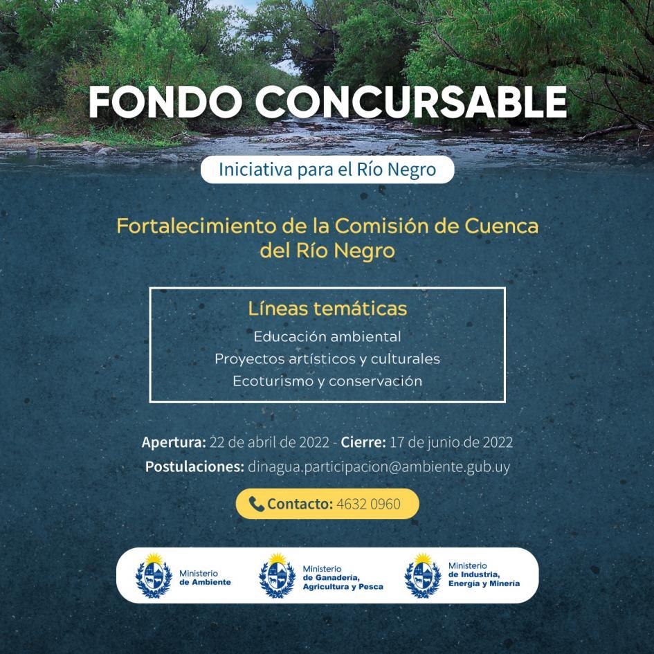 Afiche del fondo concursable Fondo concursable