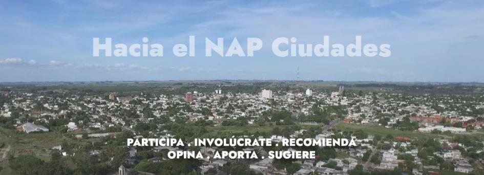 Proceso participativo NAP Ciudades Banner de participación hacia el NAP Ciudades