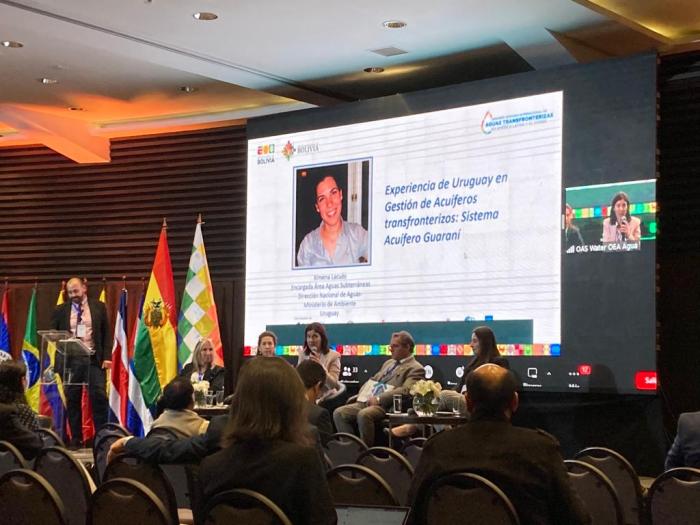 Lic. Ximena Lacués, encargada de la Unidad de Aguas Subterráneas de la Dinagua. Lic. Ximena Lacués, encargada de la Unidad de Aguas Subterráneas de la Dinagua.