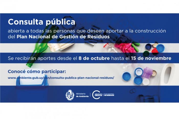 Consulta Pública del Plan Nacional de Gestión de Residuos