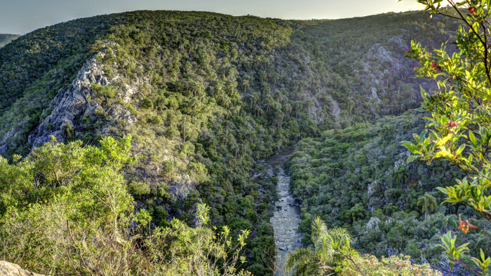 Imagen aérea de la Quebrada de los Cuervos