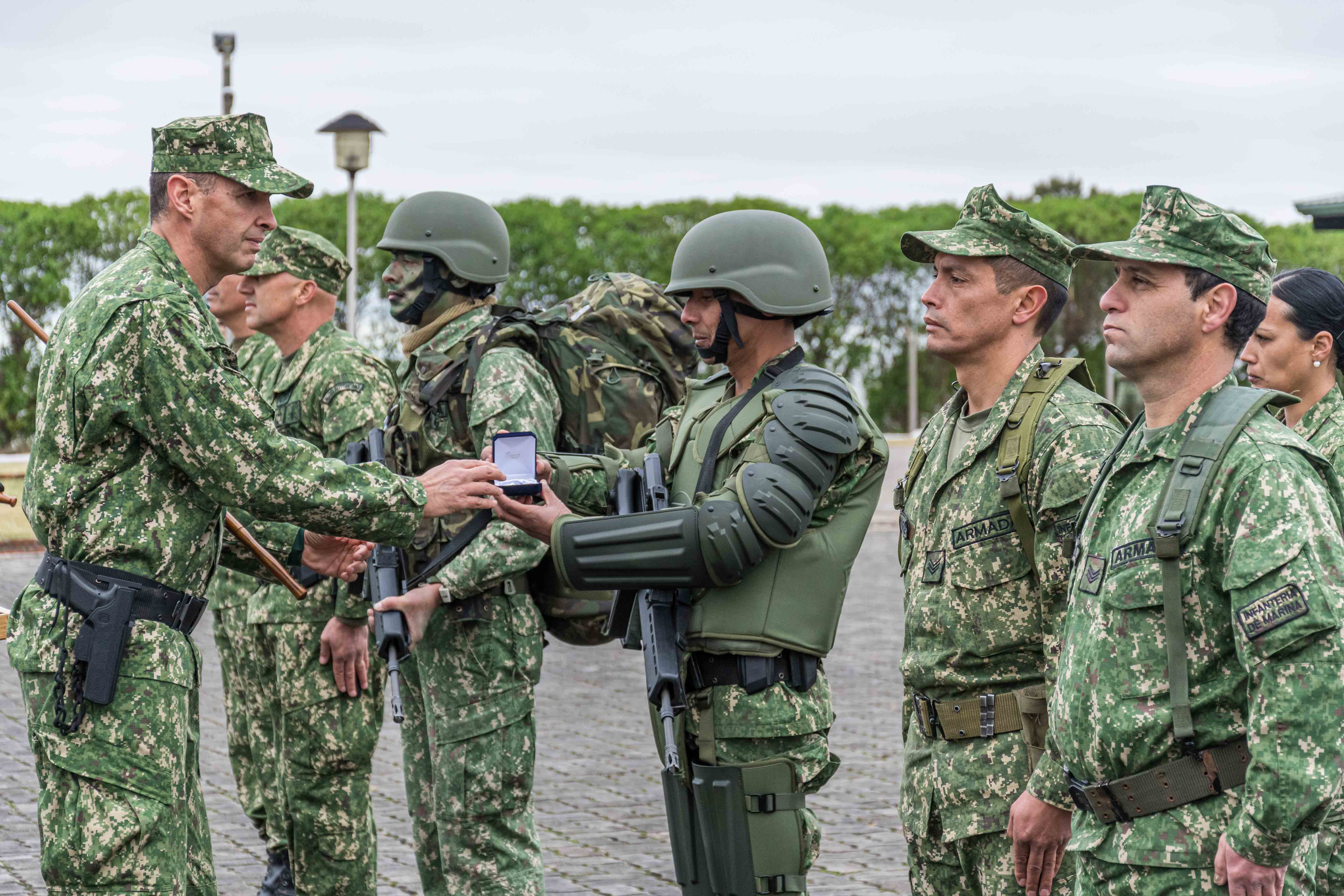 Destacan al Comando de Infantería de Marina como uno de los «pilares