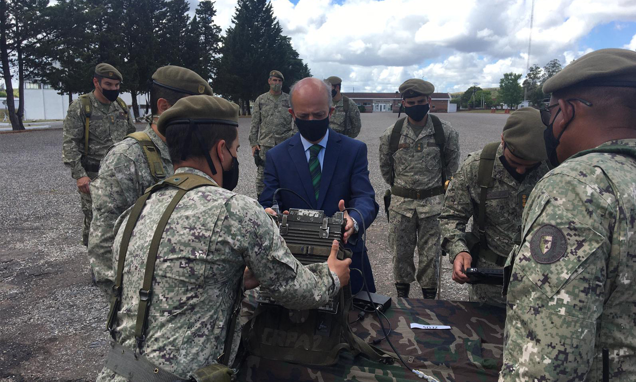 Ministro de Defensa, Javier García en visita a Minas Ministro de Defensa, Javier García en visita a Minas