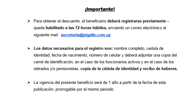 Condiciones para acceder al beneficio