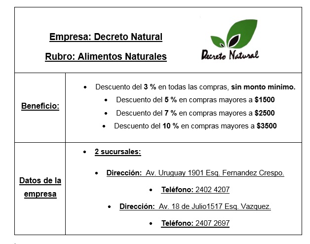 Decreto natural