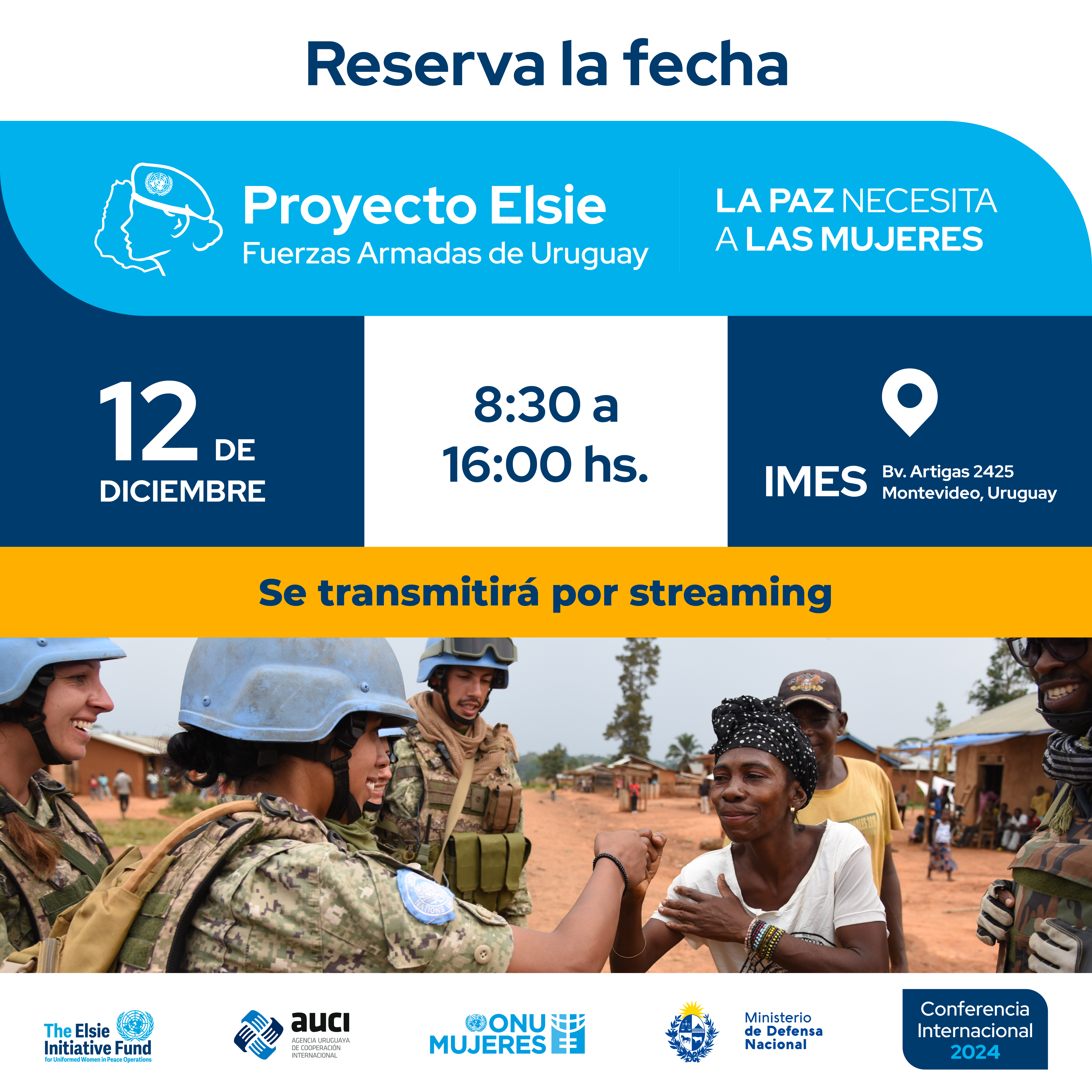 Afiche conferencia internacional Proyecto Elsie
