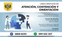 Atención, contención y orientación psicológica Linea gratuita de atención psicológica
