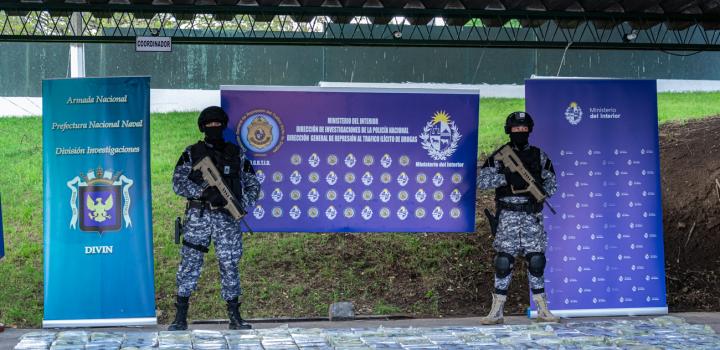 Incautación de mas de 600 kg de cocaina