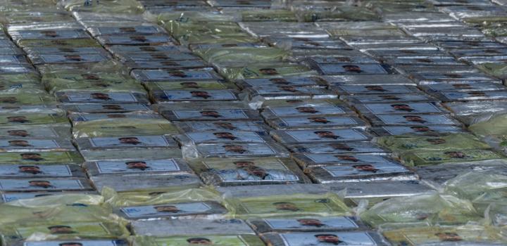 Incautación de mas de 600 kg de cocaina