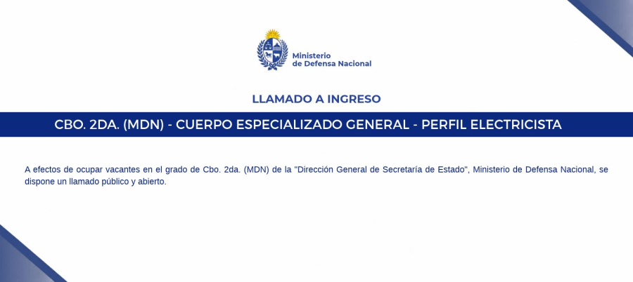 Llamado electricista