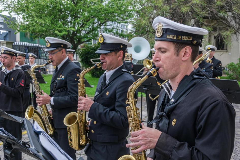 Banda de músicos de la Armada Nacional