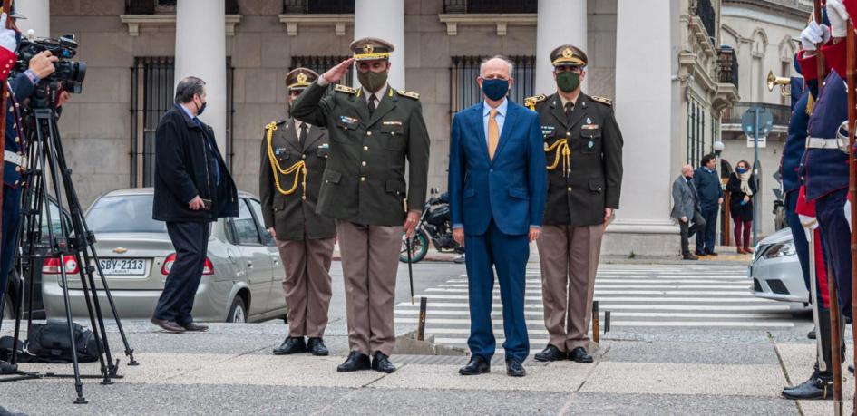 Acto de reapertura del Mausoleo