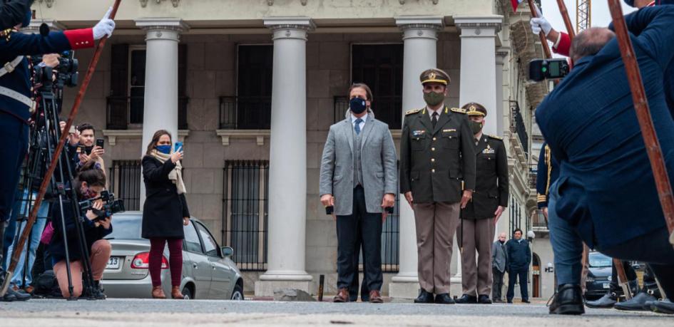 Acto de reapertura del Mausoleo