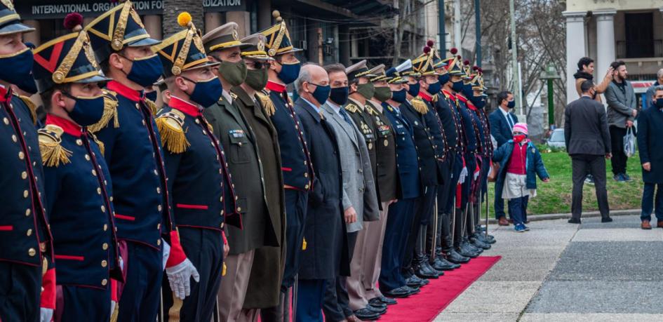 Acto de reapertura del Mausoleo