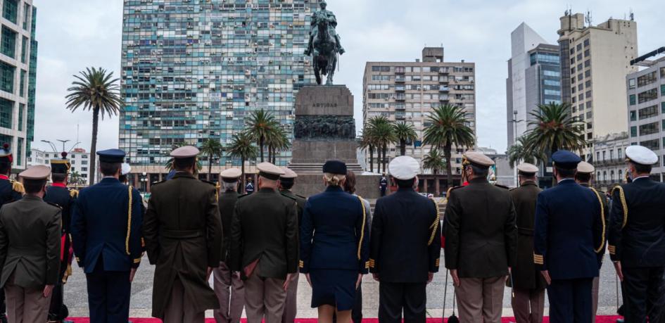 Acto de reapertura del Mausoleo