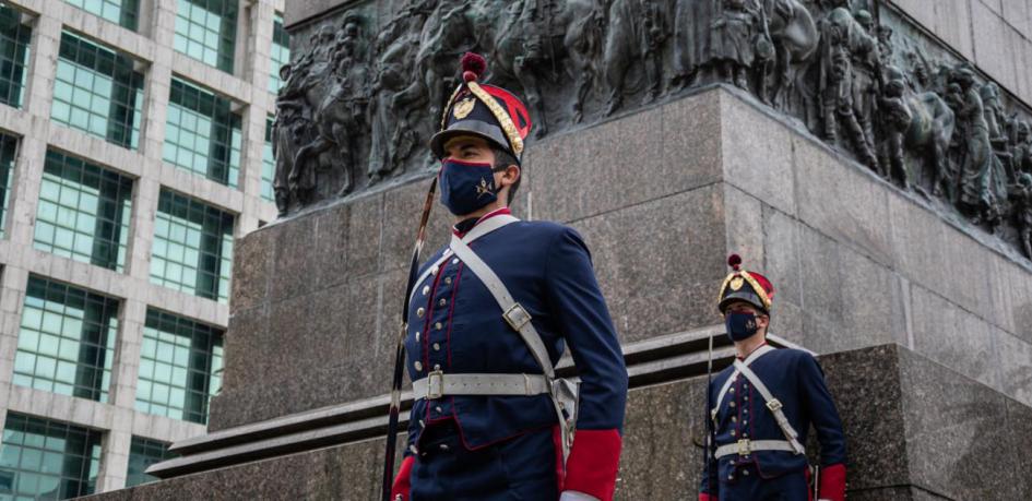 Acto de reapertura del Mausoleo