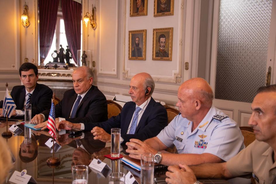Reunión con comandante del Comando Sur de Estados Unidos, Gral. Richardson. Reunión con comandante del Comando Sur de Estados Unidos, Gral. Richardson.