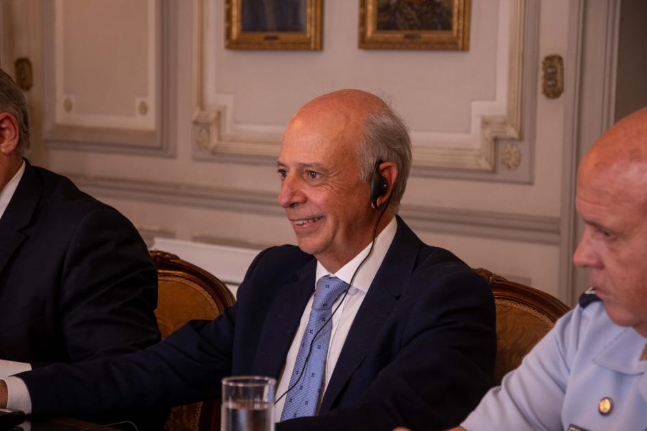 Reunión con comandante del Comando Sur de Estados Unidos, Gral. Richardson. Reunión con comandante del Comando Sur de Estados Unidos, Gral. Richardson.