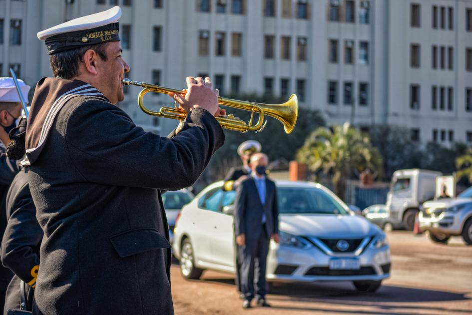 Ceremonia de nombramiento de la base naval del puerto