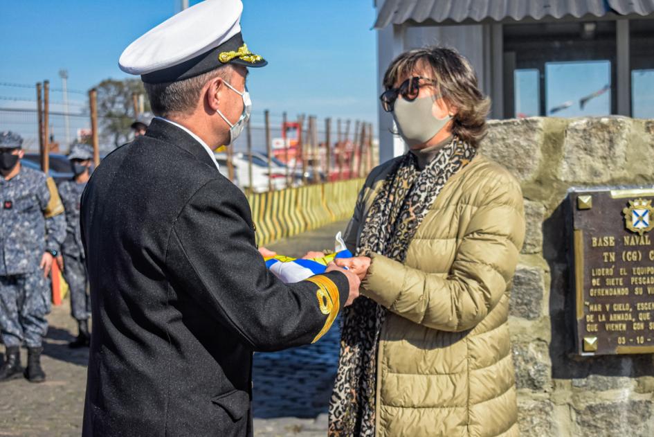 Ceremonia de nombramiento de la base naval del puerto