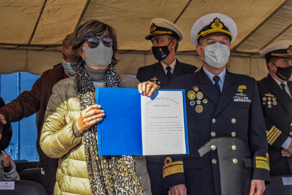 Ceremonia de nombramiento de la base naval del puerto