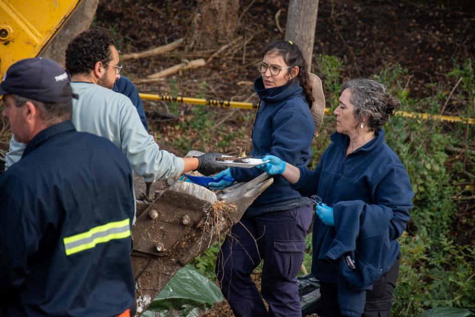 Hallazgo de restos humanos en el Batallón 14 en zona cautelada por la Justicia Hallazgo de restos humanos en el Batallón 14 en zona cautelada por la Justicia