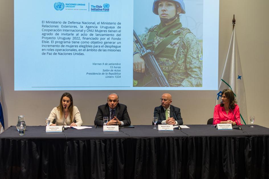 Lanzamiento de proyecto para mujeres en misiones de Paz Lanzamiento de proyecto para mujeres en misiones de Paz