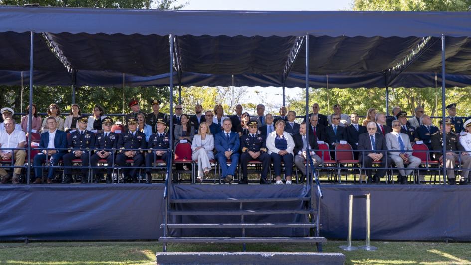 Ceremonia por el Aniversario de la Aviación Militar con la presencia del presidente Yamandú Orsi