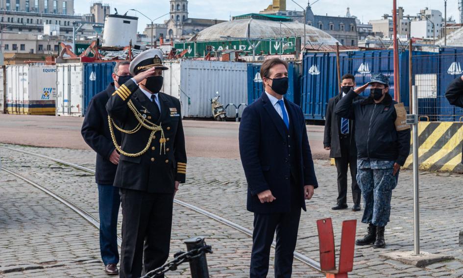 Acto por aniversario de las Fuerzas del Mar