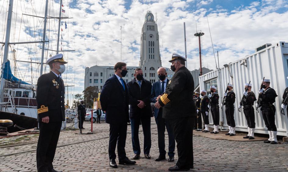 Acto por aniversario de las Fuerzas del Mar