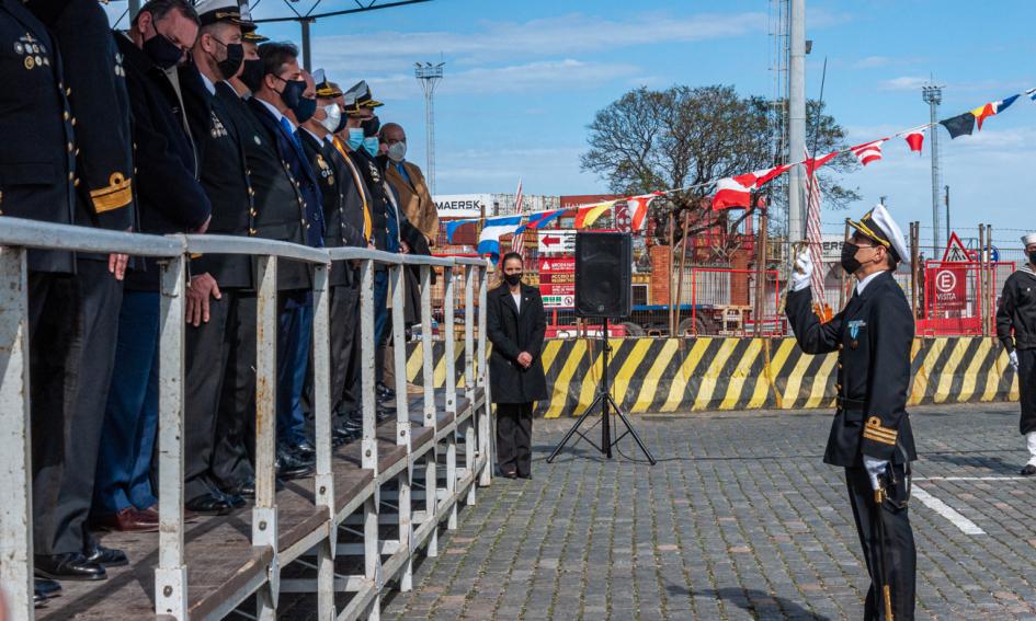 Acto por aniversario de las Fuerzas del Mar