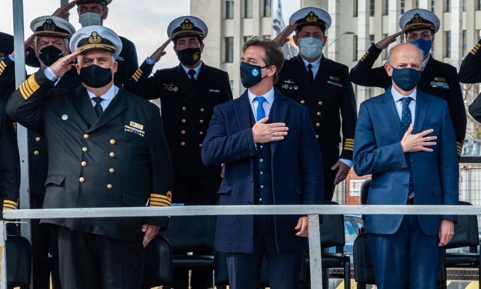 Acto por aniversario de las Fuerzas del Mar