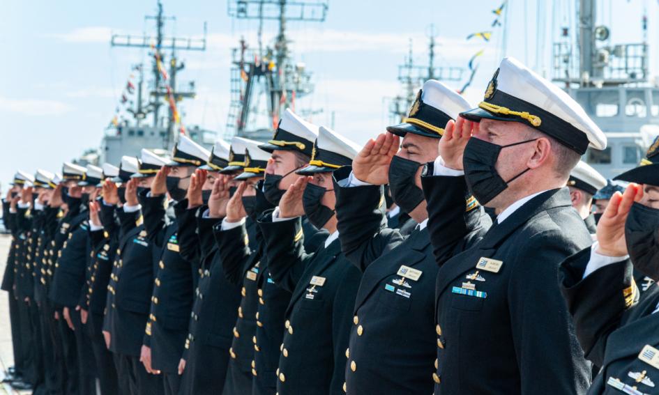 Acto por aniversario de las Fuerzas del Mar