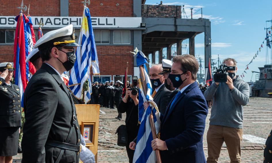 Acto por aniversario de las Fuerzas del Mar