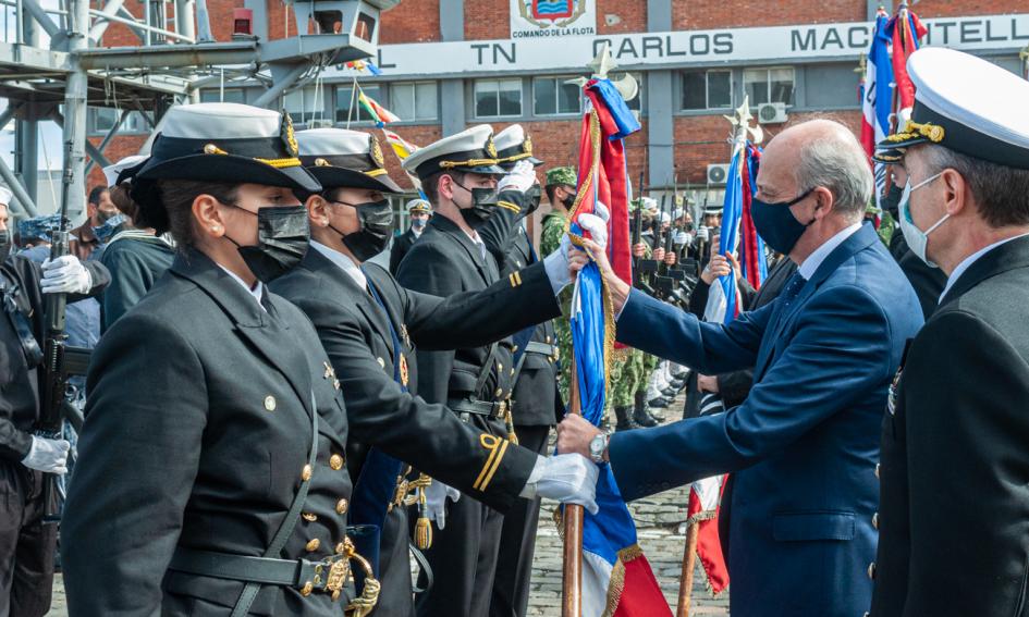 Acto por aniversario de las Fuerzas del Mar