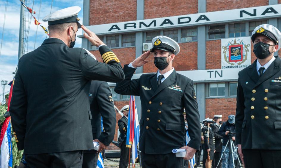 Acto por aniversario de las Fuerzas del Mar