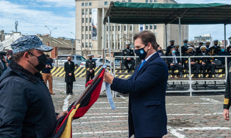 Acto por aniversario de las Fuerzas del Mar