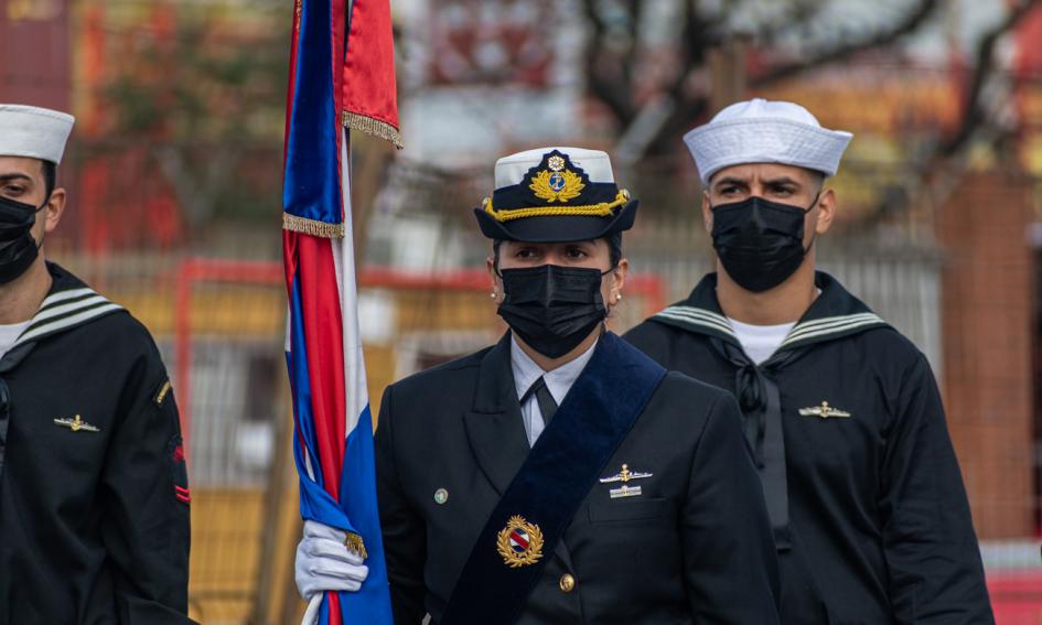 Acto por aniversario de las Fuerzas del Mar