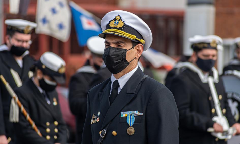 Acto por aniversario de las Fuerzas del Mar