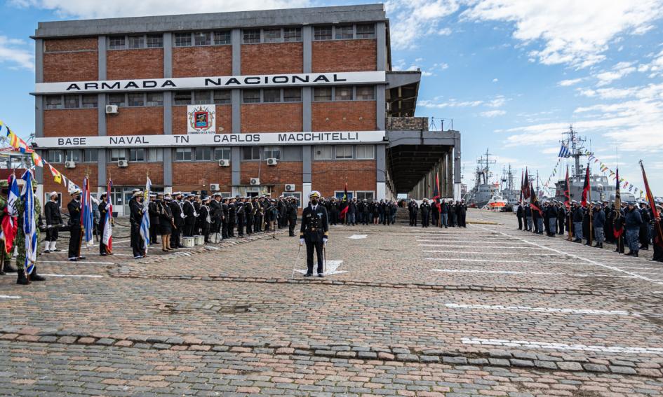 Acto por aniversario de las Fuerzas del Mar